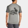 Mens Sublimated PosiCharge Tri Blend Wicking Raglan Tee Thumbnail
