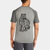 Mens Sublimated PosiCharge Tri Blend Wicking Raglan Tee Thumbnail