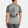 Mens Sublimated PosiCharge Tri Blend Wicking Raglan Tee Thumbnail
