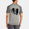 Mens Sublimated PosiCharge Tri Blend Wicking Raglan Tee Thumbnail