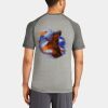 Mens Sublimated PosiCharge Tri Blend Wicking Raglan Tee Thumbnail