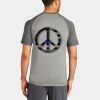 Mens Sublimated PosiCharge Tri Blend Wicking Raglan Tee Thumbnail