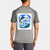 Mens Sublimated PosiCharge Tri Blend Wicking Raglan Tee Thumbnail