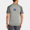 Mens Sublimated PosiCharge Tri Blend Wicking Raglan Tee Thumbnail