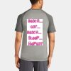 Mens Sublimated PosiCharge Tri Blend Wicking Raglan Tee Thumbnail
