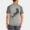 Mens Sublimated PosiCharge Tri Blend Wicking Raglan Tee Thumbnail