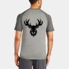 Mens Sublimated PosiCharge Tri Blend Wicking Raglan Tee Thumbnail
