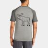 Mens Sublimated PosiCharge Tri Blend Wicking Raglan Tee Thumbnail