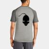 Mens Sublimated PosiCharge Tri Blend Wicking Raglan Tee Thumbnail