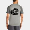 Mens Sublimated PosiCharge Tri Blend Wicking Raglan Tee Thumbnail