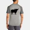Mens Sublimated PosiCharge Tri Blend Wicking Raglan Tee Thumbnail