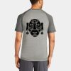 Mens Sublimated PosiCharge Tri Blend Wicking Raglan Tee Thumbnail