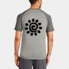 Mens Sublimated PosiCharge Tri Blend Wicking Raglan Tee Thumbnail