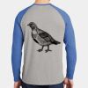 Mens Full Color PosiCharge Long Sleeve Tri Blend Wicking Raglan Tee Thumbnail