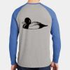 Mens Full Color PosiCharge Long Sleeve Tri Blend Wicking Raglan Tee Thumbnail