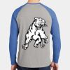 Mens Full Color PosiCharge Long Sleeve Tri Blend Wicking Raglan Tee Thumbnail