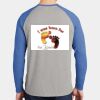 Mens Full Color PosiCharge Long Sleeve Tri Blend Wicking Raglan Tee Thumbnail