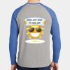 Mens Full Color PosiCharge Long Sleeve Tri Blend Wicking Raglan Tee Thumbnail