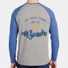 Mens Full Color PosiCharge Long Sleeve Tri Blend Wicking Raglan Tee Thumbnail