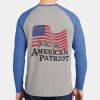 Mens Full Color PosiCharge Long Sleeve Tri Blend Wicking Raglan Tee Thumbnail