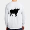 Mens Full Color PosiCharge Long Sleeve Tri Blend Wicking Raglan Tee Thumbnail