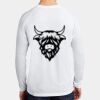 Mens Full Color PosiCharge Long Sleeve Tri Blend Wicking Raglan Tee Thumbnail