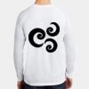 Mens Full Color PosiCharge Long Sleeve Tri Blend Wicking Raglan Tee Thumbnail