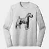 Sublimatable PosiCharge Long Sleeve Electric Heather Tee Thumbnail