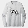 Sublimatable PosiCharge Long Sleeve Electric Heather Tee Thumbnail
