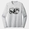 Sublimatable PosiCharge Long Sleeve Electric Heather Tee Thumbnail