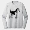 Sublimatable PosiCharge Long Sleeve Electric Heather Tee Thumbnail