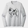 Sublimatable PosiCharge Long Sleeve Electric Heather Tee Thumbnail