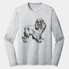 Sublimatable PosiCharge Long Sleeve Electric Heather Tee Thumbnail