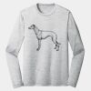 Sublimatable PosiCharge Long Sleeve Electric Heather Tee Thumbnail