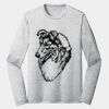 Sublimatable PosiCharge Long Sleeve Electric Heather Tee Thumbnail