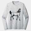Sublimatable PosiCharge Long Sleeve Electric Heather Tee Thumbnail