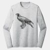 Sublimatable PosiCharge Long Sleeve Electric Heather Tee Thumbnail