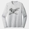 Sublimatable PosiCharge Long Sleeve Electric Heather Tee Thumbnail