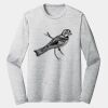 Sublimatable PosiCharge Long Sleeve Electric Heather Tee Thumbnail