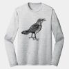 Sublimatable PosiCharge Long Sleeve Electric Heather Tee Thumbnail