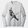 Sublimatable PosiCharge Long Sleeve Electric Heather Tee Thumbnail