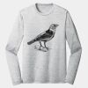Sublimatable PosiCharge Long Sleeve Electric Heather Tee Thumbnail