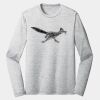 Sublimatable PosiCharge Long Sleeve Electric Heather Tee Thumbnail