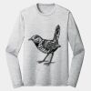 Sublimatable PosiCharge Long Sleeve Electric Heather Tee Thumbnail