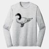 Sublimatable PosiCharge Long Sleeve Electric Heather Tee Thumbnail
