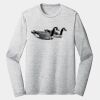 Sublimatable PosiCharge Long Sleeve Electric Heather Tee Thumbnail