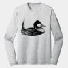 Sublimatable PosiCharge Long Sleeve Electric Heather Tee Thumbnail