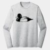 Sublimatable PosiCharge Long Sleeve Electric Heather Tee Thumbnail