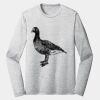 Sublimatable PosiCharge Long Sleeve Electric Heather Tee Thumbnail