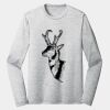 Sublimatable PosiCharge Long Sleeve Electric Heather Tee Thumbnail
